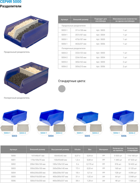 Изображение товара Лоток Эдванс 500x310x200