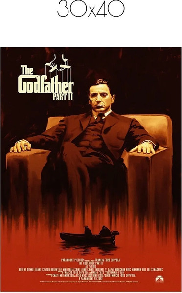 Изображение товара Постер Citydecor Крестный отец 8 (30x40)