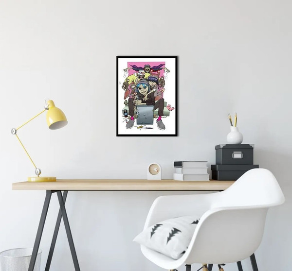 Изображение товара Постер Citydecor Gorillaz 1 (30x40)