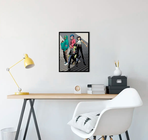 Изображение товара Постер Citydecor Gorillaz 3 (30x40)