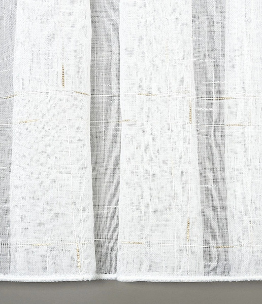 Изображение товара Гардина LEGRAND Лен 200x260 / 58142567 (белый/золото)