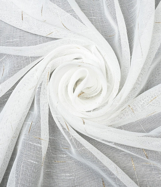 Изображение товара Гардина LEGRAND Лен 200x260 / 58142567 (белый/золото)