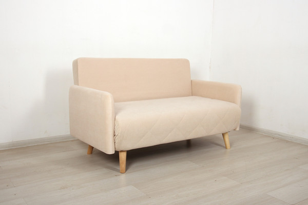 Изображение товара Диван DiArt Элли 1200 с подлокотниками (велюр Магия 3/ножки светлые)