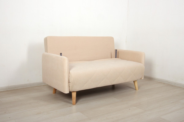 Изображение товара Диван DiArt Элли 1200 с подлокотниками (велюр Магия 3/ножки светлые)