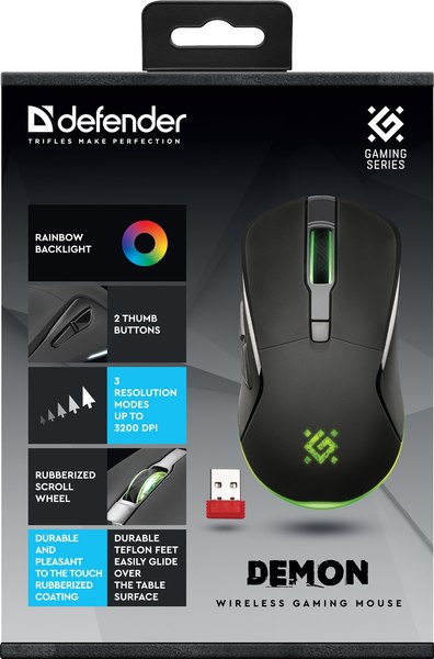 Изображение товара Мышь Defender Demon GM-534 / 52534 (черный)