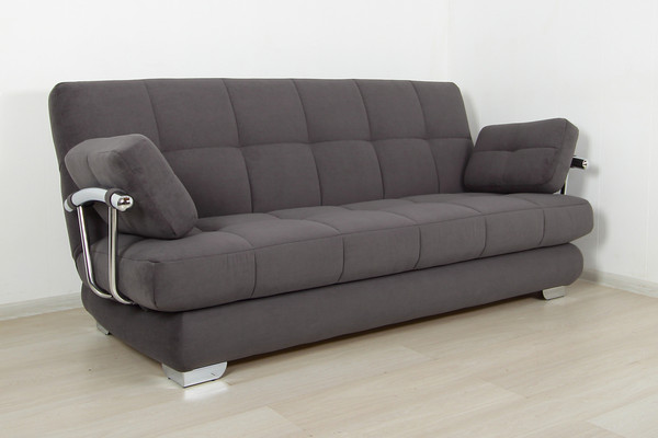 Изображение товара Диван DiArt Соната (велюр Магия 57/хром/хром)