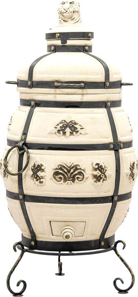 Изображение товара Тандыр Технокерамика Александр с откидной крышкой (560мм)