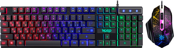 Изображение товара Комплект клавиатура и мышь Defender Nord GS-959 RU / 52959 (черный)