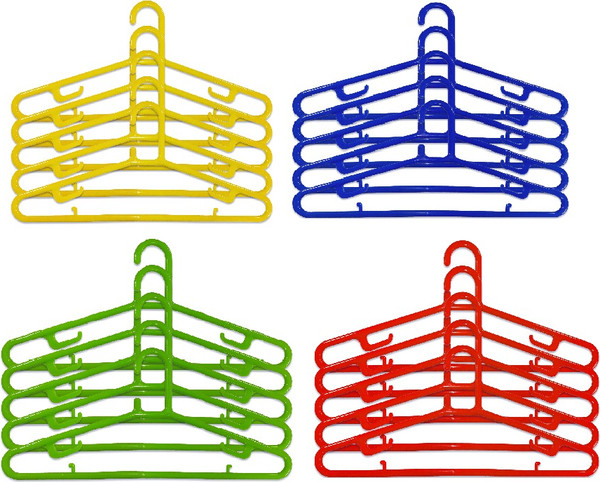 Изображение товара Набор пластиковых вешалок-плечиков No Brand LT804 (5шт)
