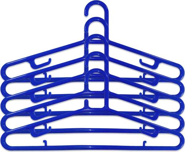 Изображение товара Набор пластиковых вешалок-плечиков No Brand LT804 (5шт)