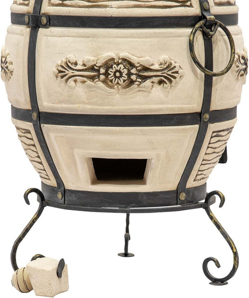 Изображение товара Тандыр Технокерамика Барс с откидной крышкой (580мм)