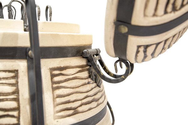 Изображение товара Тандыр Технокерамика Барс с откидной крышкой (580мм)