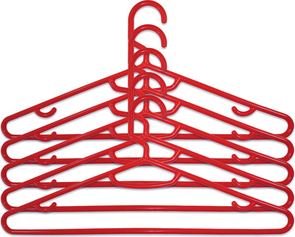 Изображение товара Набор пластиковых вешалок-плечиков No Brand LT809 (5шт)