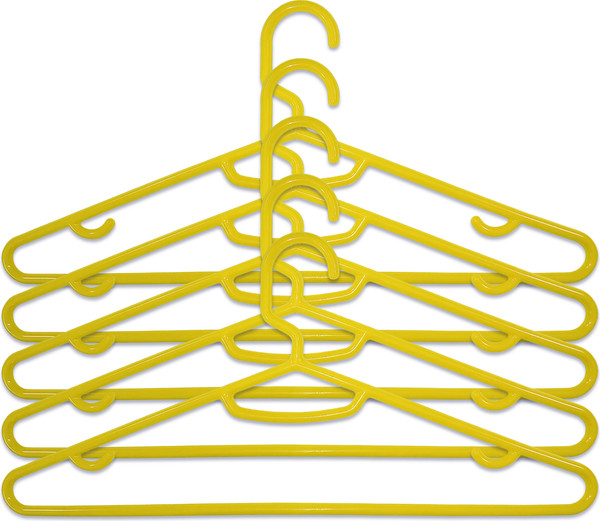 Изображение товара Набор пластиковых вешалок-плечиков No Brand LT809 (5шт)