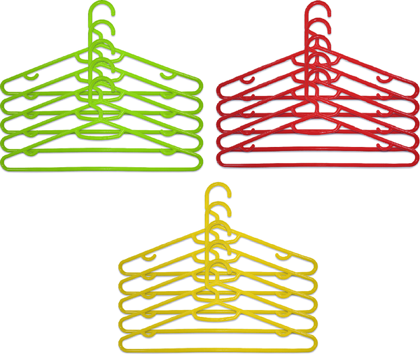 Изображение товара Набор пластиковых вешалок-плечиков No Brand LT809 (5шт)