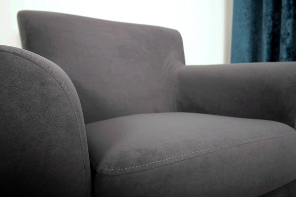 Изображение товара Кресло мягкое DiArt Прада 1П (велюр Магия 88/ножки светлые)