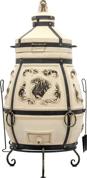 Изображение товара Тандыр Технокерамика Степной с откидной крышкой (700мм)