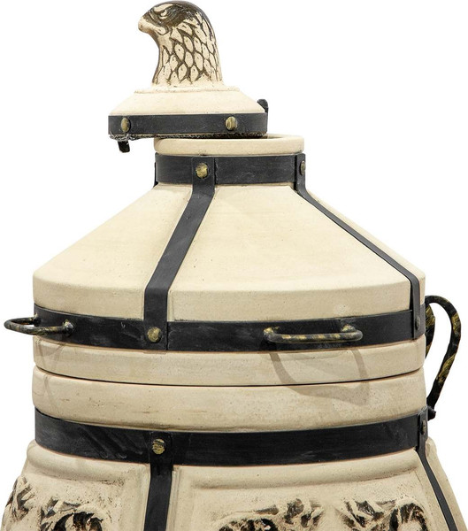 Изображение товара Тандыр Технокерамика Степной с откидной крышкой (700мм)