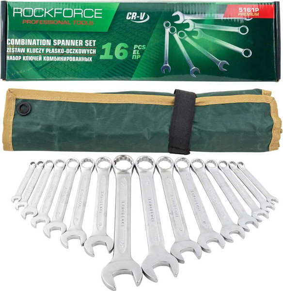 Изображение товара Набор ключей RockForce RF-5161P-M-P (504)