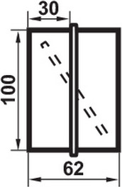 Изображение товара Соединитель воздуховода Семь ветров С обратным клапаном 100мм / 1111