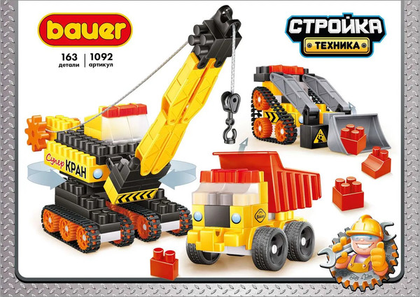 Изображение товара Конструктор Bauer Стройка Техника / 1092