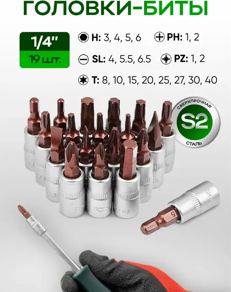 Изображение товара Универсальный набор инструментов RockForce RF-4941-5 (4281)