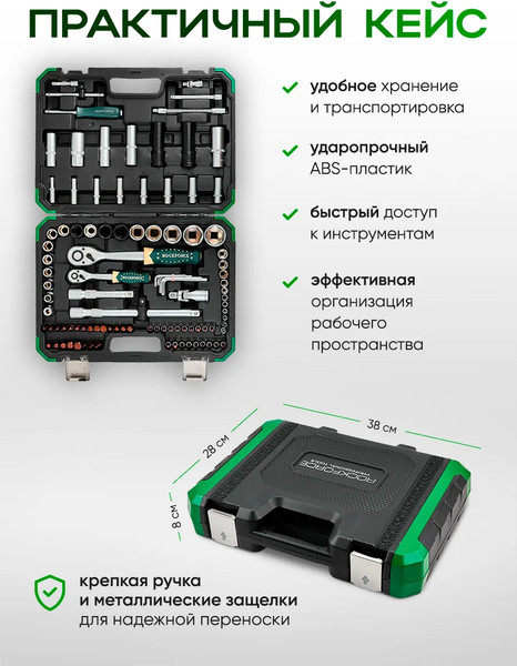 Изображение товара Универсальный набор инструментов RockForce RF-4941-5 (4281)