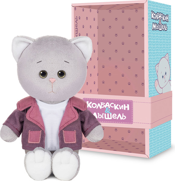 Изображение товара Мягкая игрушка Колбаскин & Мышель Колбаскин в фиолетовом пиджаке / MT-MRT-КМ-0320243-20