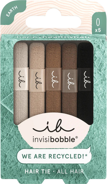 Изображение товара Набор резинок для волос Invisibobble Hair Tie Earth Mocha