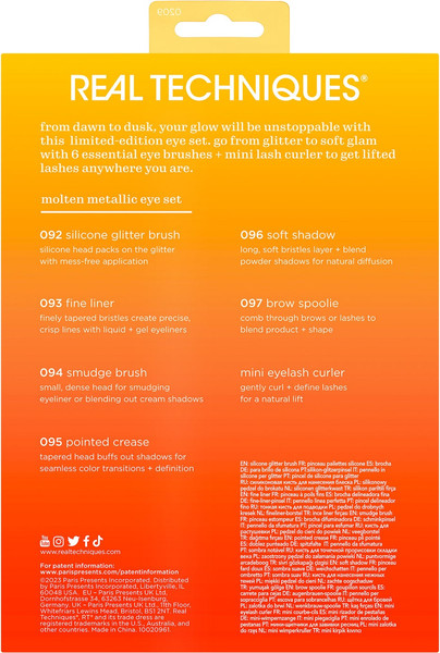 Изображение товара Набор кистей для макияжа Real Techniques Solar Power Molten Metallic Eye Set / RT10020961