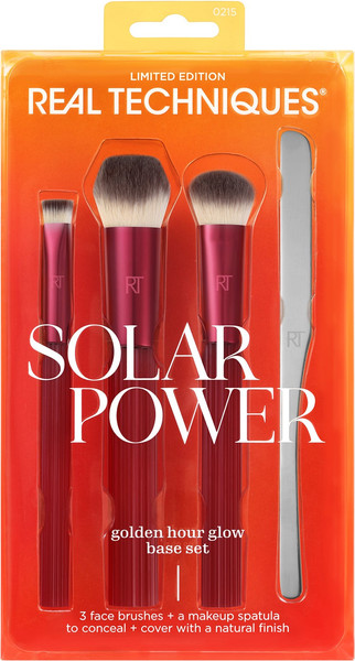 Изображение товара Набор кистей для макияжа Real Techniques Solar Power Golden Hour Glow Base Set / RT10021561
