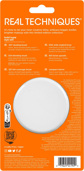 Изображение товара Набор кистей для макияжа Real Techniques Hyperbrights Bold Type Eye Set / RT10022062