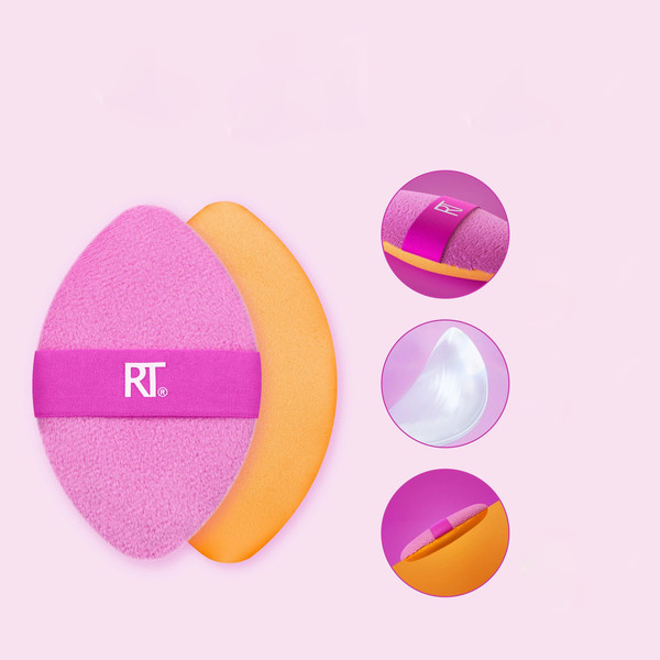 Изображение товара Спонж для макияжа Real Techniques Miracle 2-in-1 Powder Puff + Travel Case / RT10013400