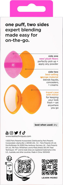 Изображение товара Спонж для макияжа Real Techniques Miracle 2-in-1 Powder Puff + Travel Case / RT10013400