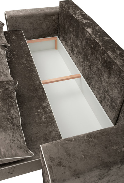 Изображение товара Диван KRONES Цезарь 4  (велюр орех)