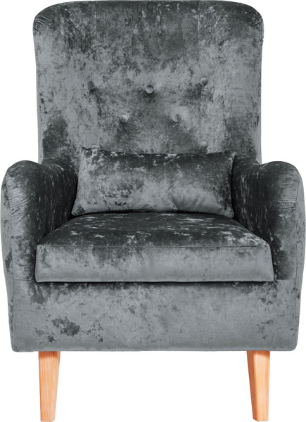 Изображение товара Кресло мягкое KRONES Калипсо (велюр антрацит)