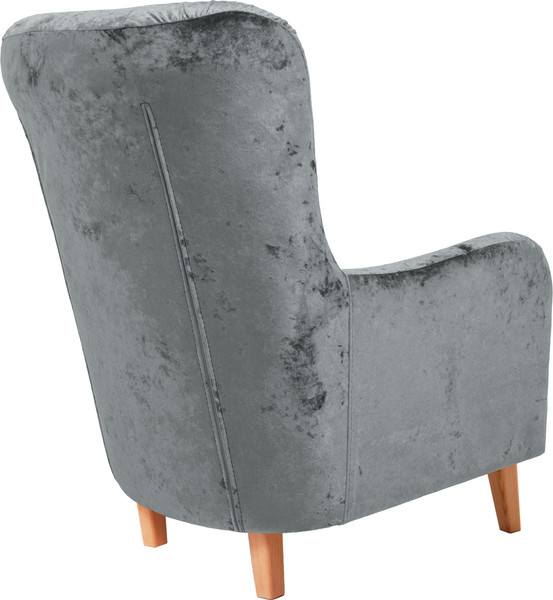 Изображение товара Кресло мягкое KRONES Калипсо (велюр антрацит)