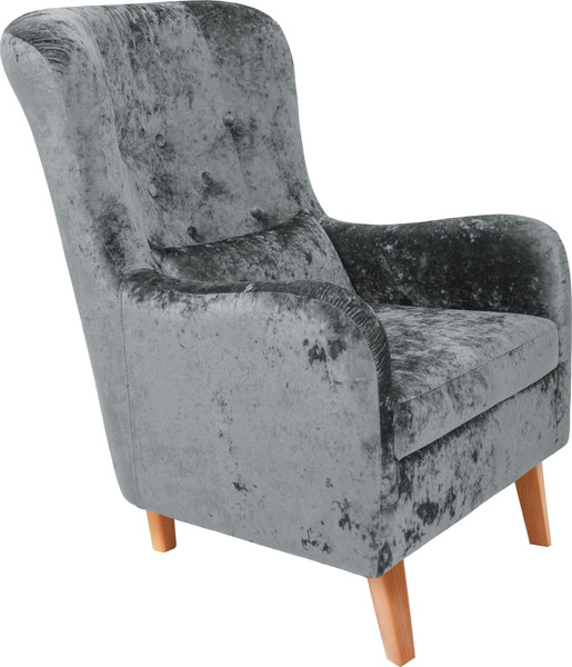 Изображение товара Кресло мягкое KRONES Калипсо (велюр антрацит)