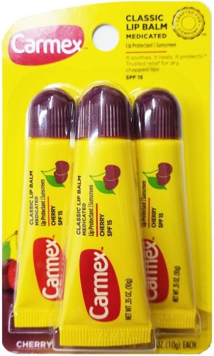 Изображение товара Бальзам для губ Carmex Вишня SPF 15 (3x10г)