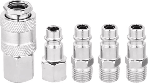 Изображение товара Набор переходников для пневмоинструмента DYLLU DTQP3670 (5шт)