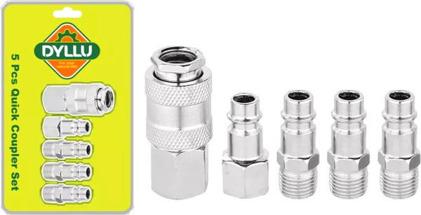 Изображение товара Набор переходников для пневмоинструмента DYLLU DTQP3670 (5шт)