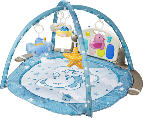 Изображение товара Развивающий коврик Solmax&Kids С Bluetooth / FCJ97214 (голубой)