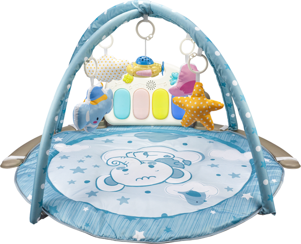 Изображение товара Развивающий коврик Solmax&Kids С Bluetooth / FCJ97214 (голубой)