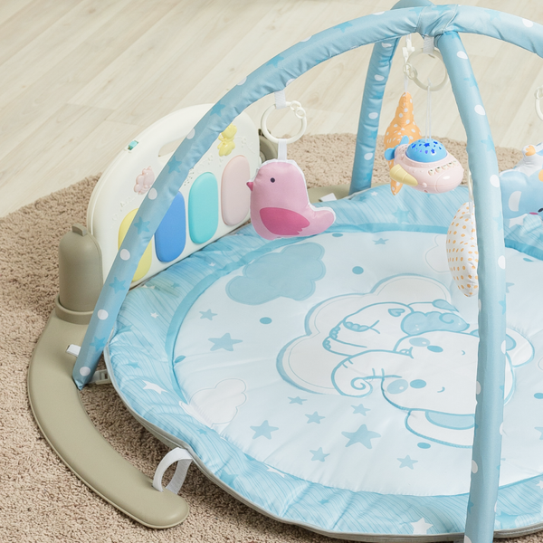 Изображение товара Развивающий коврик Solmax&Kids С Bluetooth / FCJ97214 (голубой)