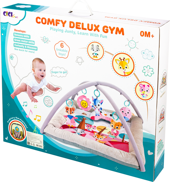 Изображение товара Развивающий коврик Solmax&Kids FCJ97215 (розовый)
