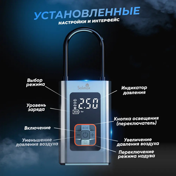Изображение товара Насос беспроводной Solmax&Auto MS97200