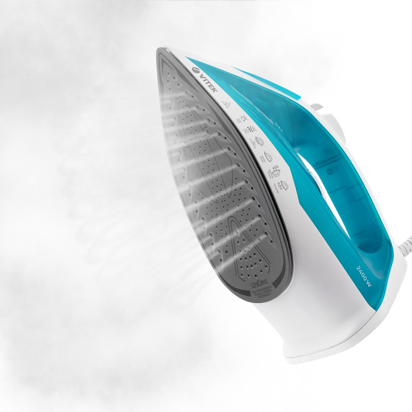 Изображение товара Утюг Vitek VT-8336 (белый/бирюзовый)