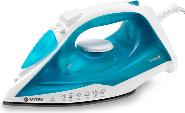 Изображение товара Утюг Vitek VT-8336 (белый/бирюзовый)