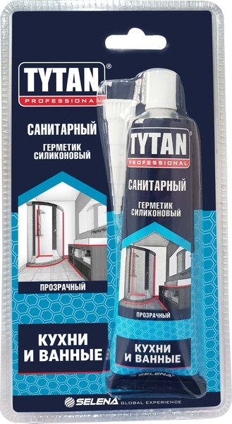 Изображение товара Герметик силиконовый Tytan Professional Санитарный (85мл, белый)