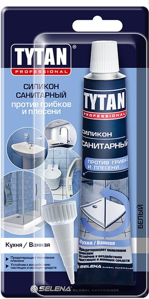Изображение товара Герметик силиконовый Tytan Professional Санитарный (85мл, белый)